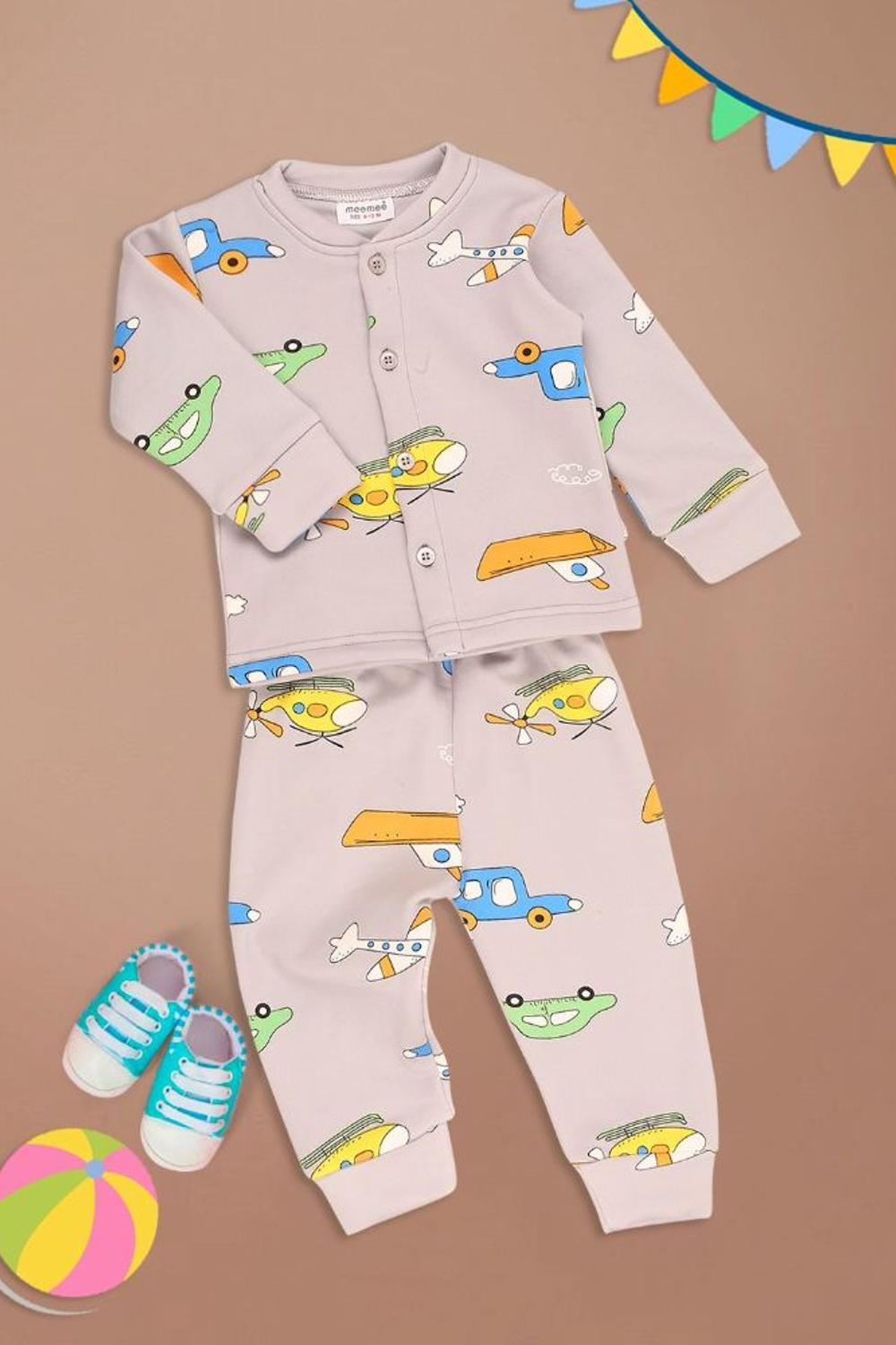 Mee Mee Printed Unisex Night Suit For Kids
